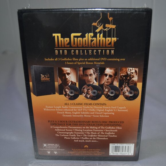 THE GODFATHER 5 DVD SET COLLECTION - NEW /SEALED - Picture 4 of 9